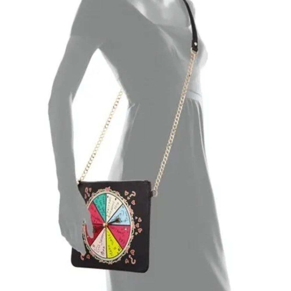 BETSEY JOHNSON SPIN ⚫️🔛(game) purse. 
Like New. - Picture 10 of 10